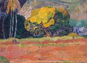 Paul Gauguin, At the Foot of a Mountain